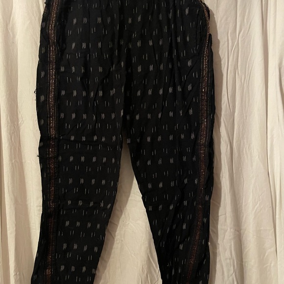Anthropologie pull on Jogger w beading detail- S - Picture 2 of 5